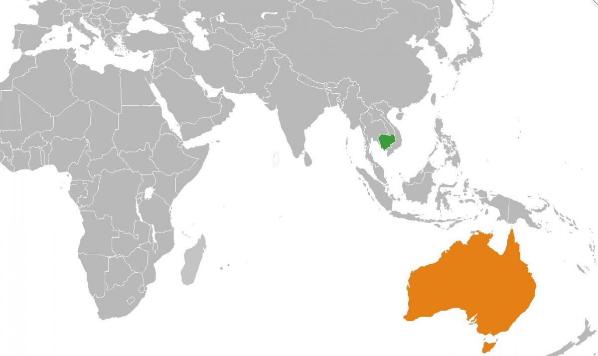 Cambodgia harta la harta lumii