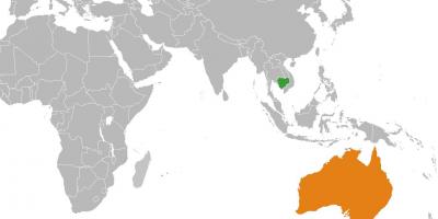 Cambodgia harta la harta lumii